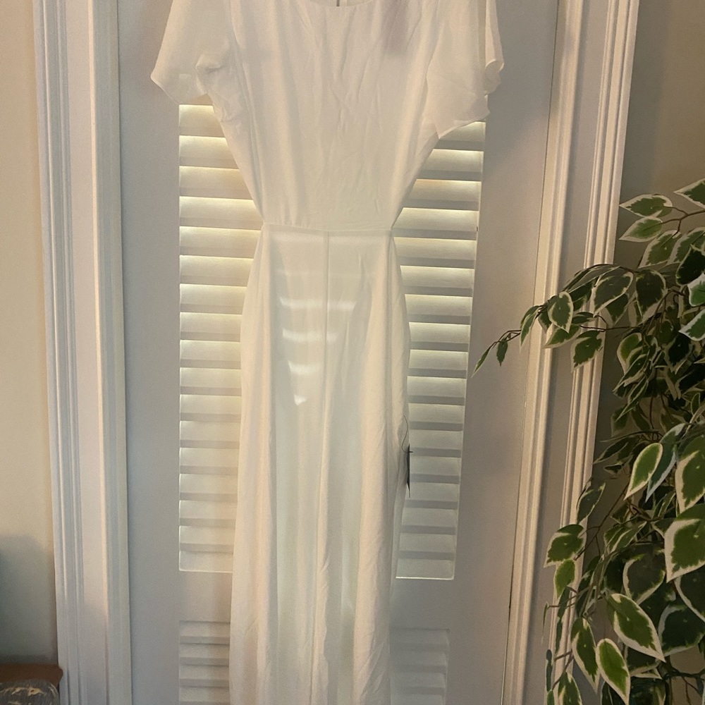 Lulus new white jumpsuit